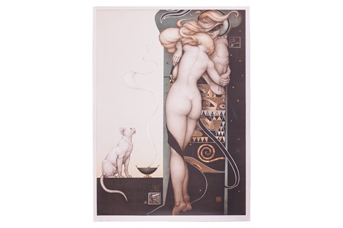 Lot 150 - Michael Parkes (b.1944) American, Night & Day,...