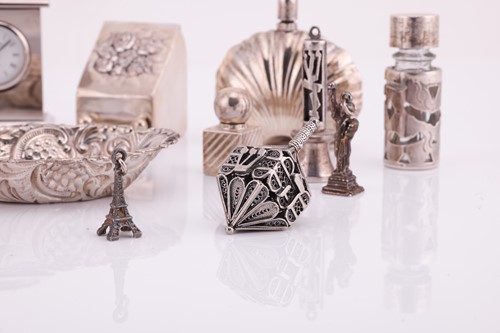 Lot 271 - A collection of miniature silver pieces...