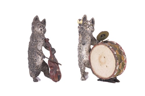 Lot 263 - A late 19th-century Austrian cold-painted...