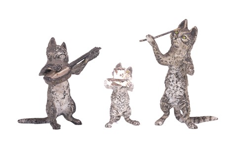 Lot 263 - A late 19th-century Austrian cold-painted...