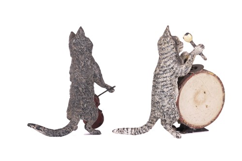 Lot 263 - A late 19th-century Austrian cold-painted...