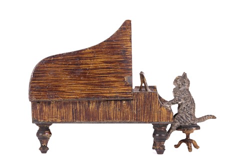 Lot 263 - A late 19th-century Austrian cold-painted...