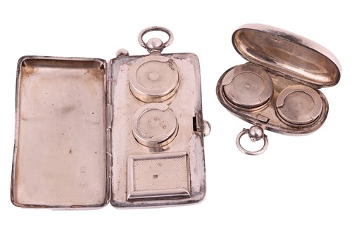 Lot 282 - An Edwardian silver double sovereign case with...