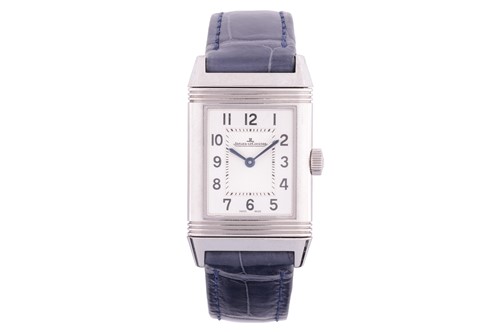 Lot 251 - A Jaeger-LeCoultre Reverso Classic Steel...