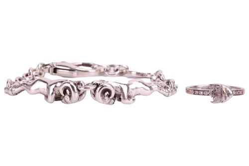 Lot 145 - A Theo Fennell Alias Ram Beastie silver...