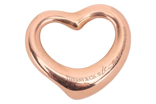 Lot 148 - Tiffany & Co - an Elsa Peretti open heart...