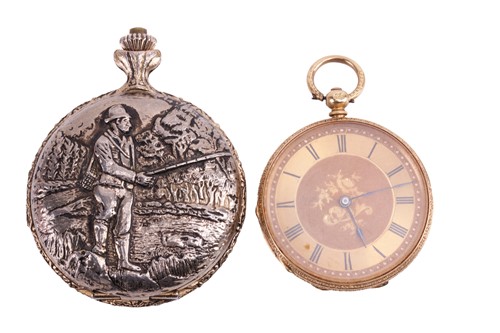 Lot 227 - A Camerer Cuss 18ct gold pocket watch pocket...