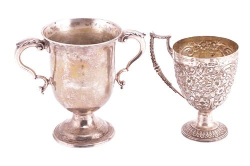 Lot 290 - A silver George III two-handled presentation...