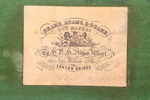 Lot 194 - A 19th century brass bound gun case, 'Weiss's...