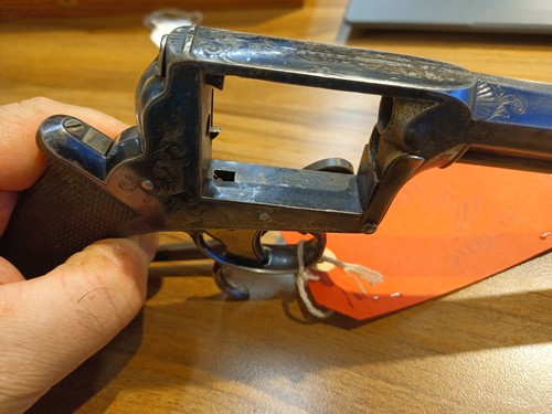 Lot 202 - A cased 54-bore (?) Tranter's 3rd model patent,...