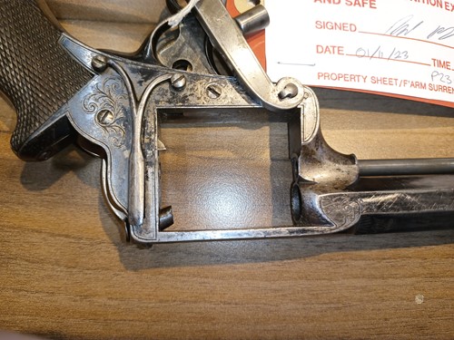 Lot 202 - A cased 54-bore (?) Tranter's 3rd model patent,...