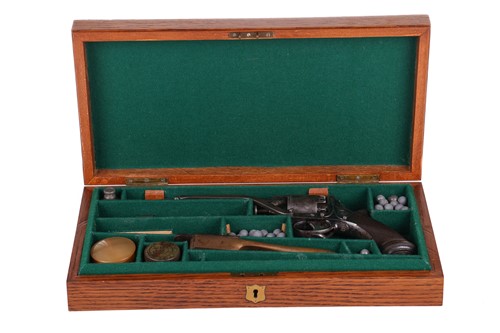 Lot 202 - A cased 54-bore (?) Tranter's 3rd model patent,...
