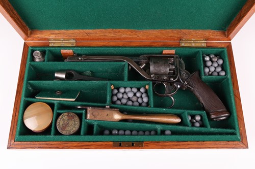 Lot 202 - A cased 54-bore (?) Tranter's 3rd model patent,...
