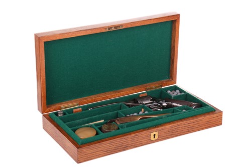 Lot 202 - A cased 54-bore (?) Tranter's 3rd model patent,...