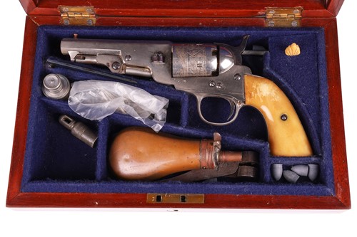 Lot 215 - A .38 single action percussion, five-shot...