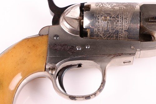 Lot 215 - A .38 single action percussion, five-shot...