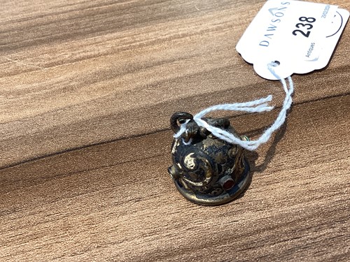 Lot 238 - An Austro-Hungarian silver-mounted ruby glass...