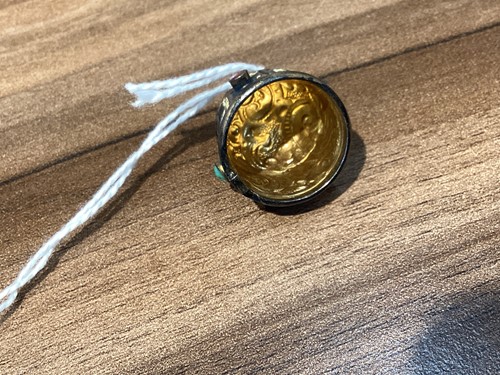 Lot 238 - An Austro-Hungarian silver-mounted ruby glass...