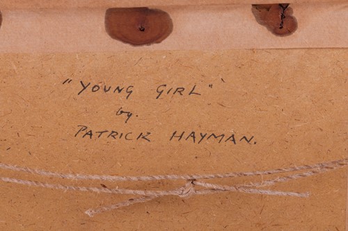 Lot 136 - Patrick Hayman (1915-1988), 'Young Girl',...