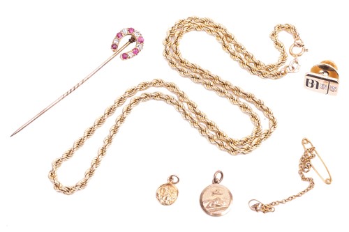 Lot 203 - A collection of jewellery, including a ruby...