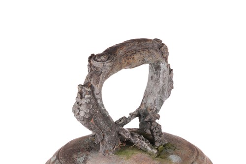 Lot 50 - An archaistic Chinese bronze bell with a...