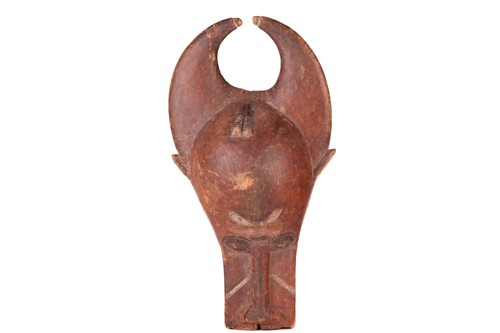 Lot 76 - A Baule people wooden helmet animal mask (Bo...