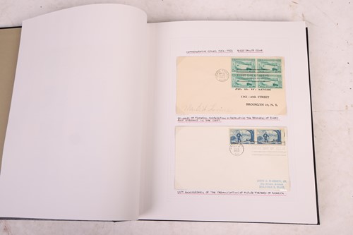 Lot 126 - A large collection of 12 stamp albums...
