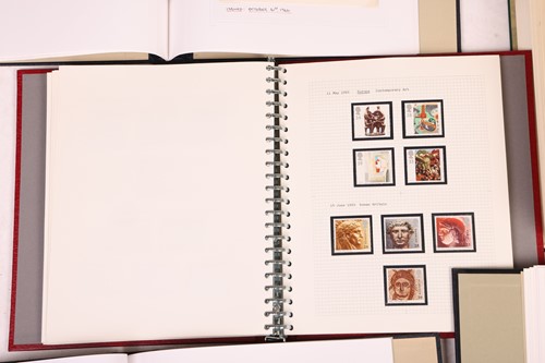 Lot 126 - A large collection of 12 stamp albums...