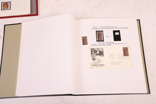 Lot 126 - A large collection of 12 stamp albums...