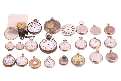 Lot 146 - A large collection of pocket watches for...