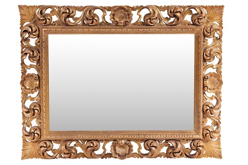 Lot 78 - An 18th-century style heavy framed rectangular...