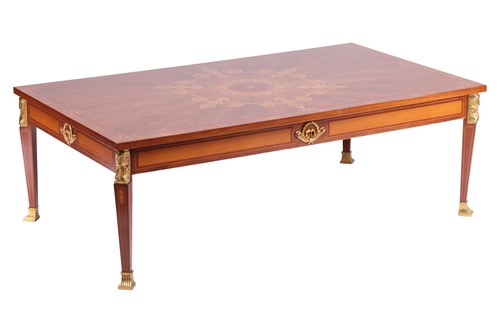 Lot 165 - A 20th century French Empire-style marquetry...