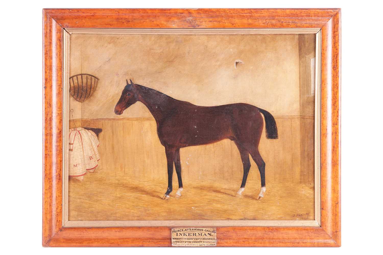 Lot 29 - James Blazeby (19th century), Racehorse in...