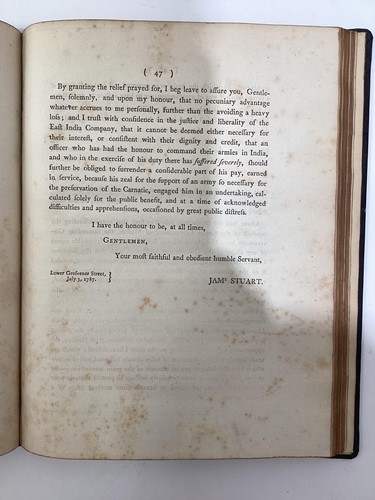 Lot 122 - 'A Letter to the Honourable The Directors of...