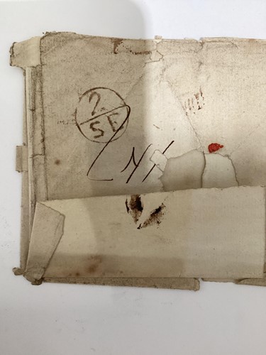 Lot 118 - Death in India - Two letters written by Sir...