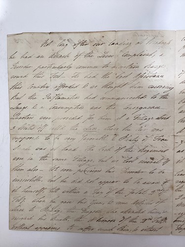 Lot 118 - Death in India - Two letters written by Sir...