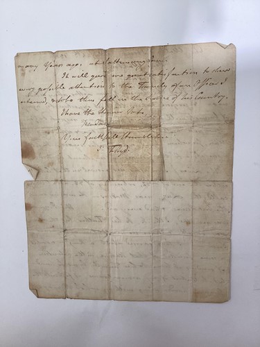 Lot 118 - Death in India - Two letters written by Sir...