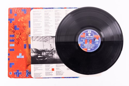Lot 83 - Paul McCartney: a signed LP, 'Tug of War'...