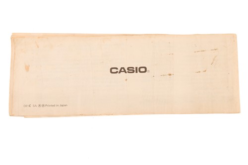 Lot 312 - A Casio VL-Tone VL-1 Keyboard, with original...