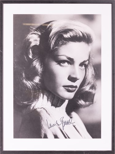 Lot 40 - A large black and white signed photograph of...