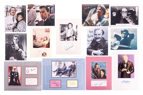 Lot 48 - A collection of signed celebrity photographs,...