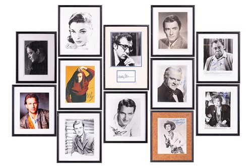 Lot 41 - A large group of framed and signed celebrity...