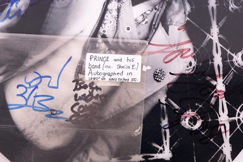 Lot 101 - Prince: A signed 'Dirty Mind' LP, (Warner Bros...