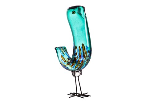 Lot A 'Pulcino' Murano glass bird, designed by...