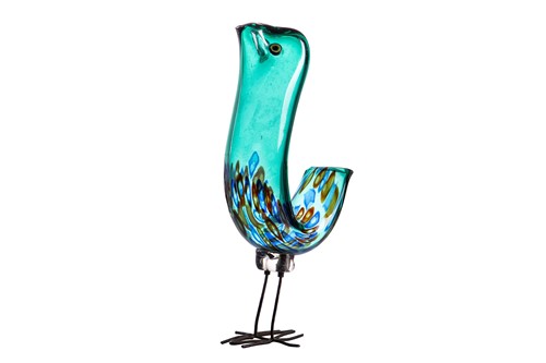 Lot 83 - A 'Pulcino' Murano glass bird, designed by...