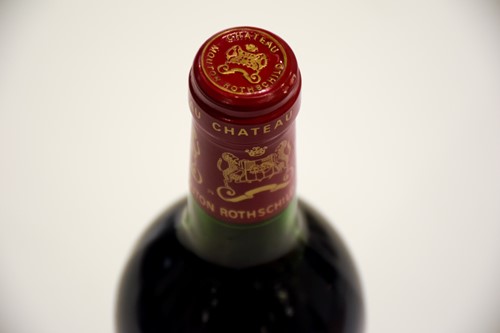Lot 1 - Two Bottles of Chateau Mouton Rothschild 1ere...