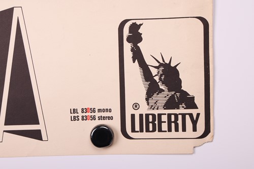 Lot 347 - An original and rare Liberty Records...
