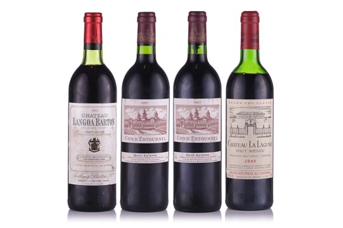 Lot 32 - Four Bottles of Bordeaux to include 2 of Cos D'...