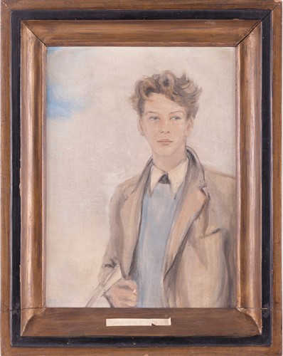 Lot 49 - Sir Peter Scott (1909-1989), Portrait of Brian...