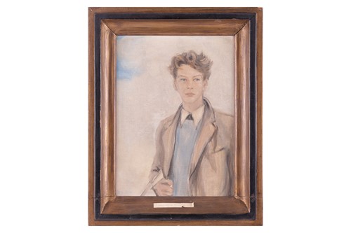 Lot 49 - Sir Peter Scott (1909-1989), Portrait of Brian...